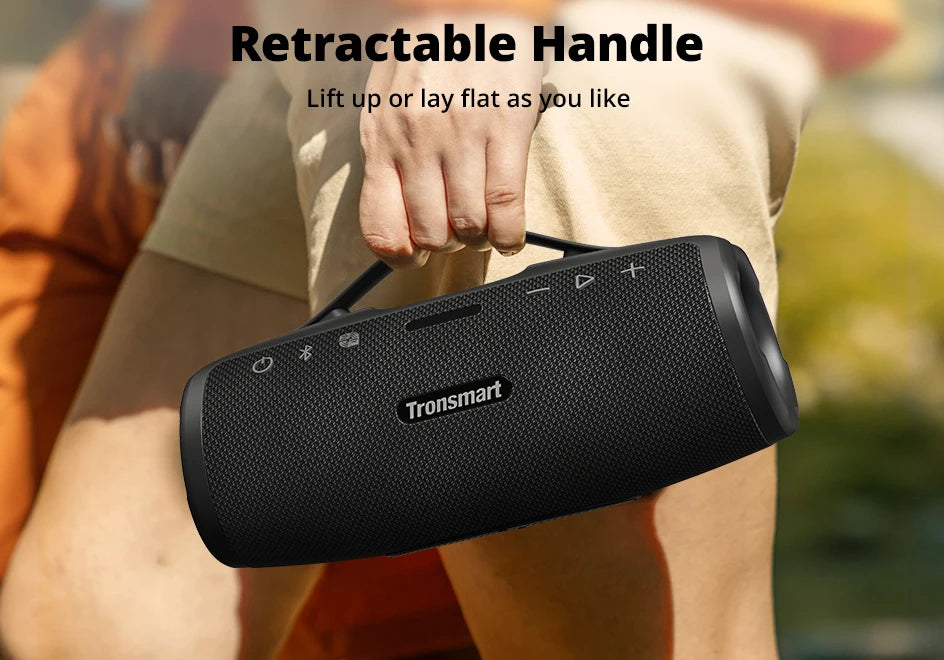 Tronsmart Mirtune S100 Bluetooth Speaker - 50W Portable Wireless Speaker with IPX7 Waterproof, Powerbank & App Control