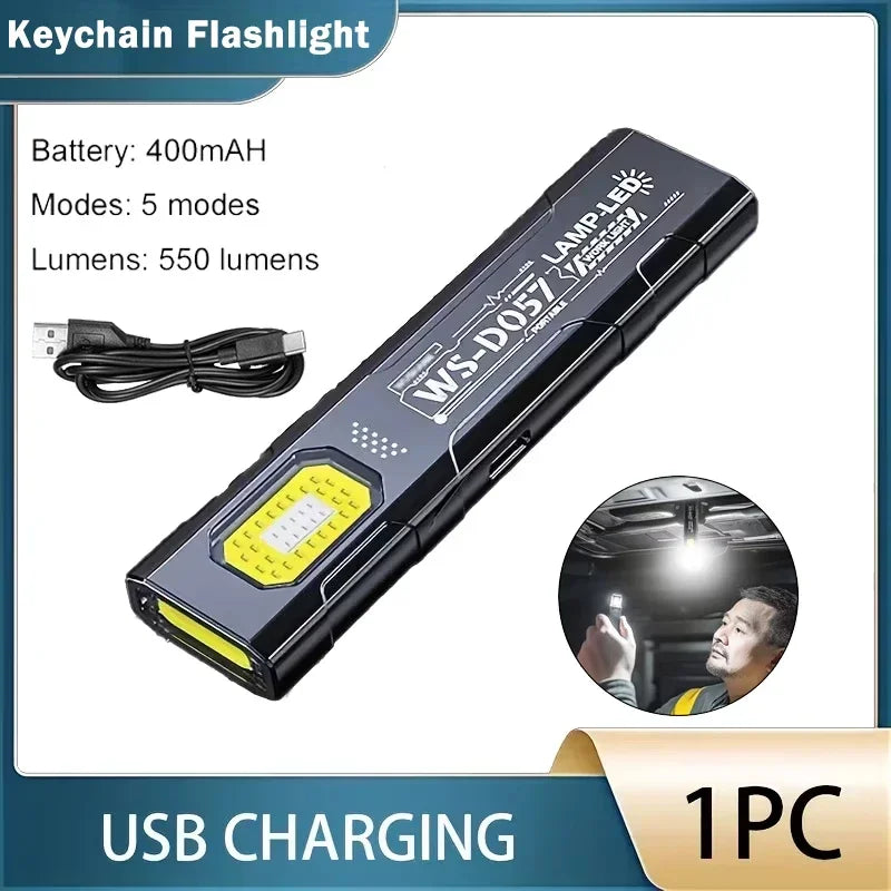 USB Rechargeable Magnetic LED Work Light