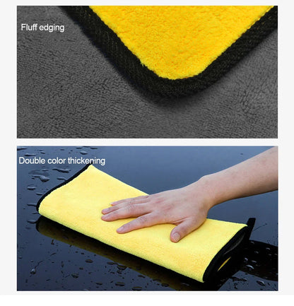 Premium Microfiber Car Wash Towels - Ultra Absorbent Cleaning Cloths (10-Pack, 30x60cm)