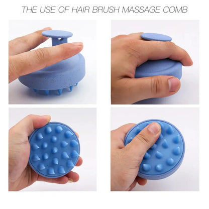 Silicone Shampoo & Scalp Massage Brush