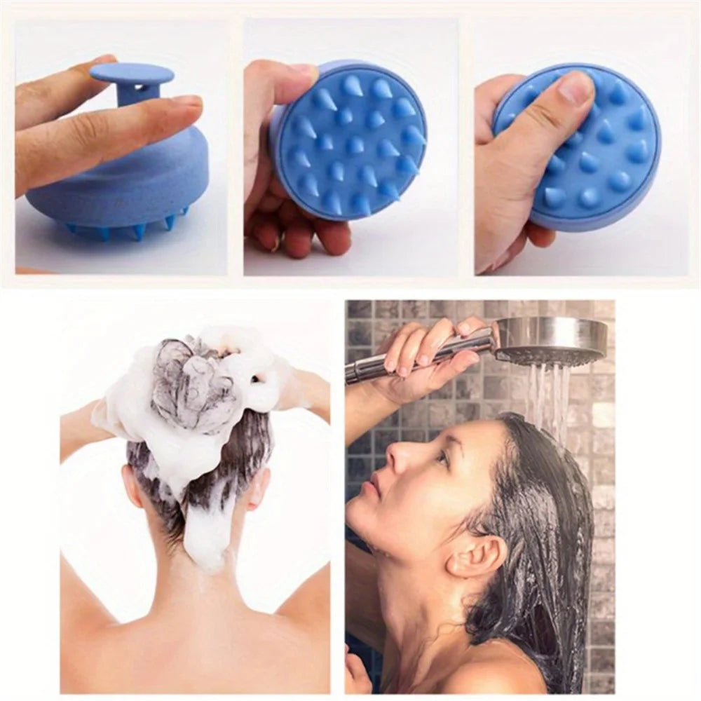 Silicone Shampoo & Scalp Massage Brush