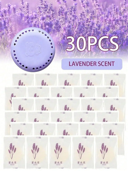 Jasmine Scented Air Freshener Sheets – 10-Pack with Holders