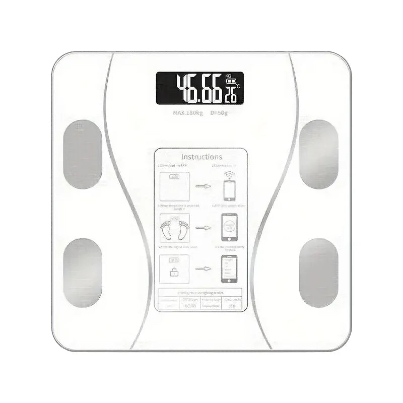 Smart Body Fat Scale – LED Digital Bathroom Scale with Body Composition Analysis