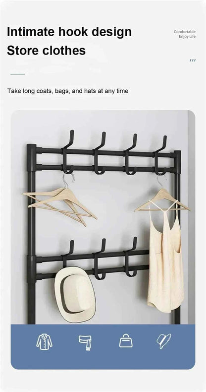 Multi-Layer Shoe and Hat Rack - Stylish Freestanding Organizer for Entryway and Bedroom - Flexivo