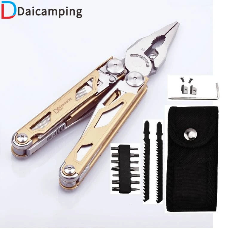 DL30 Multi-Tool Pliers - Premium EDC Survival Gear with Replaceable Parts