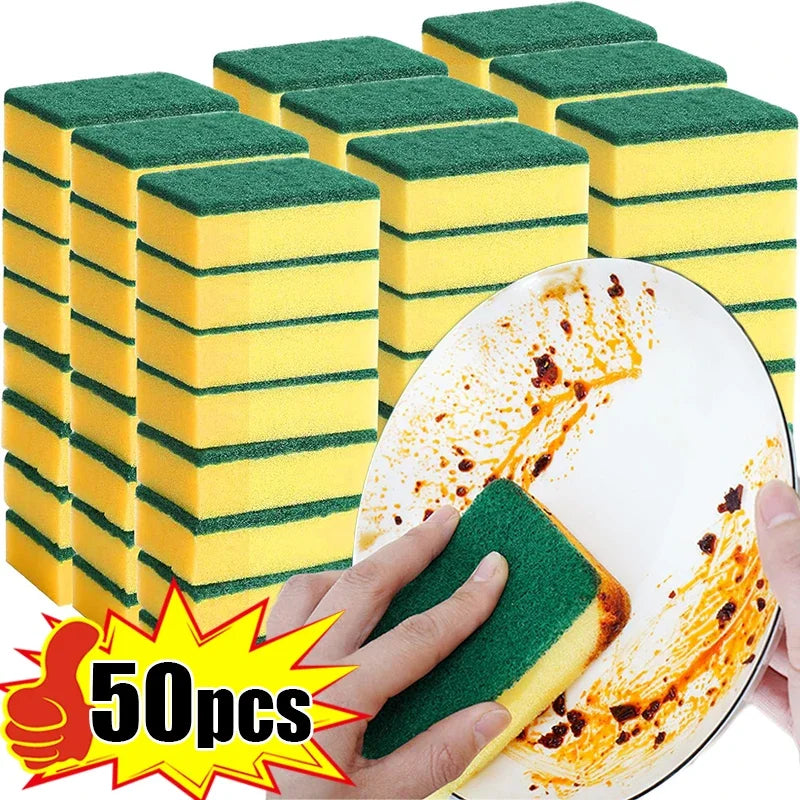 Double-Sided Magic Cleaning Sponge Set | Kitchen Scrubber