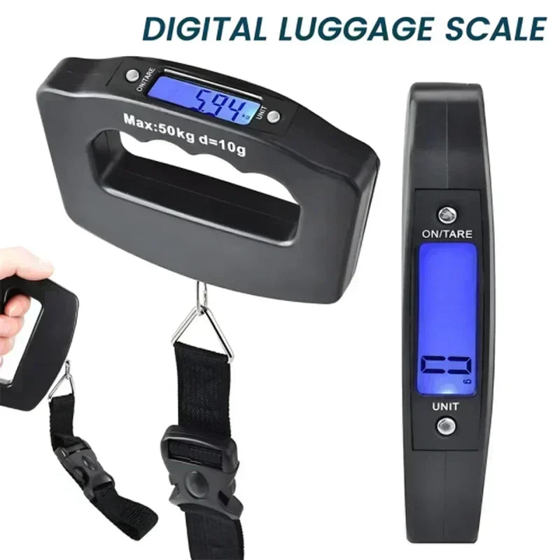 Digital Luggage Scale - 110lb Portable Travel Weight Scale with Backlight Display