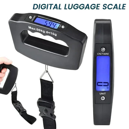 Digital Luggage Scale - 110lb Portable Travel Weight Scale with Backlight Display