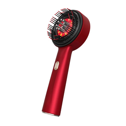 Electric Scalp Massager with Red Light Therapy, Vibration & Hair Growth Serum Applicator - Flexivo