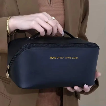 Zip-Closure Makeup Bag for Travel