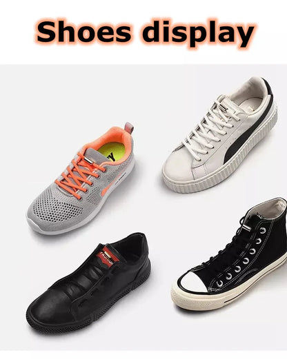 No-Tie Elastic Shoelaces with Metal Lock