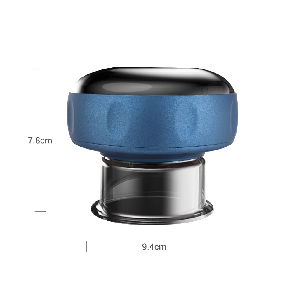Smart Electric Cupping Device for Vacuum Therapy, Guasha Scraping & Red Light Heating - Flexivo